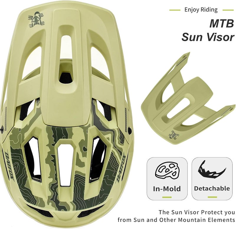 BATFOX Bike Helmet,Mountain Bike Helmet Helmets for Men Women Adults Youth - Image 5